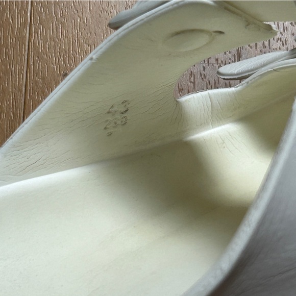 Birkenstock Sandals Men’s Classic White Rubber Double Strap Arizona Size 12 - Picture 9 of 12